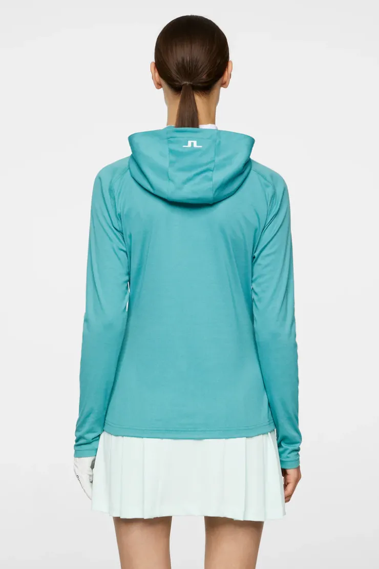 Agnes Quarter Zip Hood-J.Lindeberg Hot