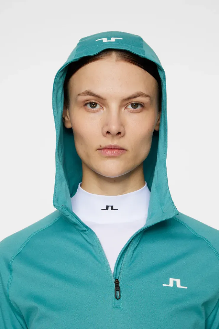 Agnes Quarter Zip Hood-J.Lindeberg Hot