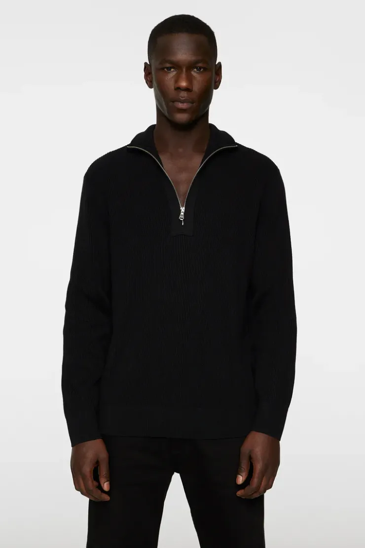 Alex Half Zip Knitted Sweater-J.Lindeberg Cheap