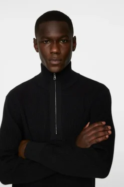Alex Half Zip Knitted Sweater-J.Lindeberg Cheap