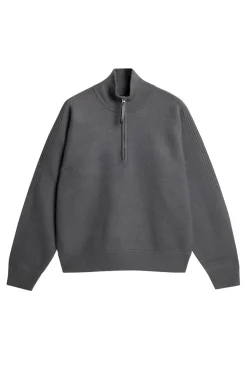 Bon Boiled Wool Quarter Zip-J.Lindeberg Hot
