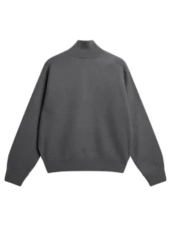 Bon Boiled Wool Quarter Zip-J.Lindeberg Hot