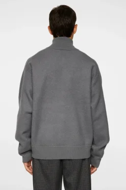 Bon Boiled Wool Quarter Zip-J.Lindeberg Hot