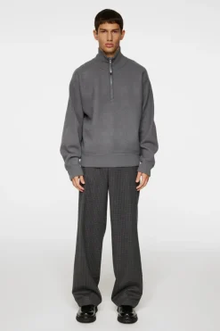 Bon Boiled Wool Quarter Zip-J.Lindeberg Hot
