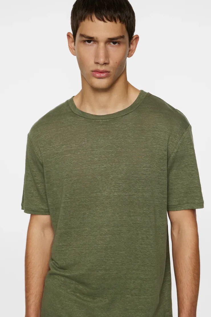 Coma Linen Tee-J.Lindeberg Fashion