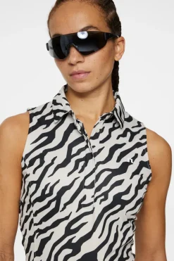 Dena Print Sleeveless Top-J.Lindeberg Flash Sale