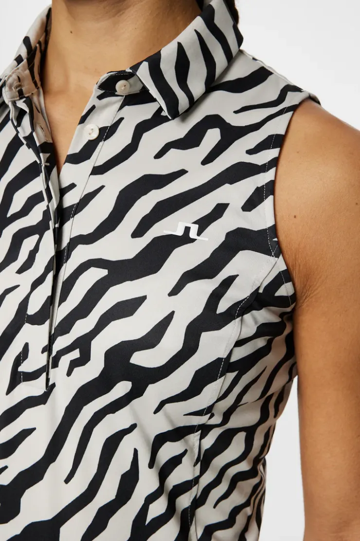 Dena Print Sleeveless Top-J.Lindeberg Flash Sale