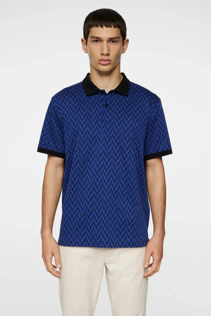 Devon Jacquard Polo-J.Lindeberg Clearance