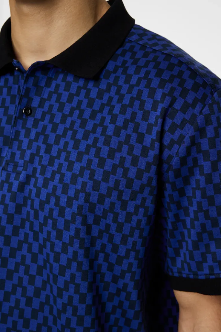 Devon Jacquard Polo-J.Lindeberg Clearance