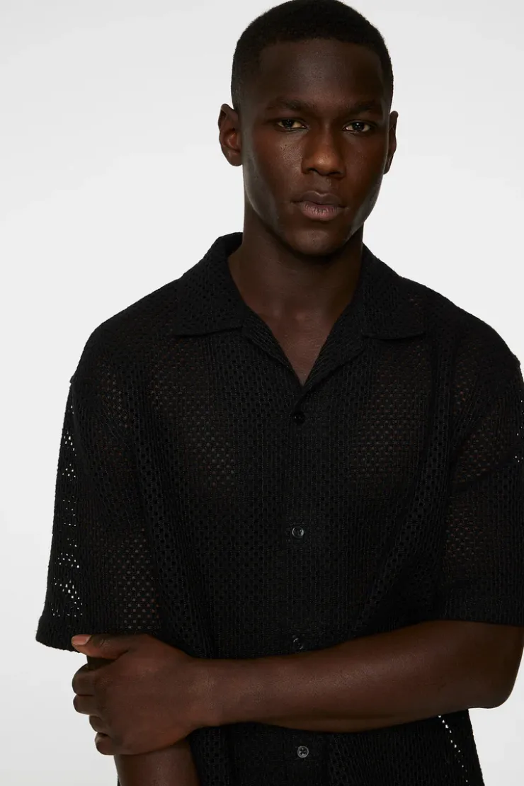 Ellis Crochet Shirt-J.Lindeberg Flash Sale