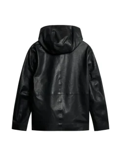 Hadley Leather Hoody Jacket-J.Lindeberg Online