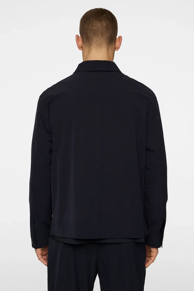 Jake Zipped Overshirt-J.Lindeberg Shop