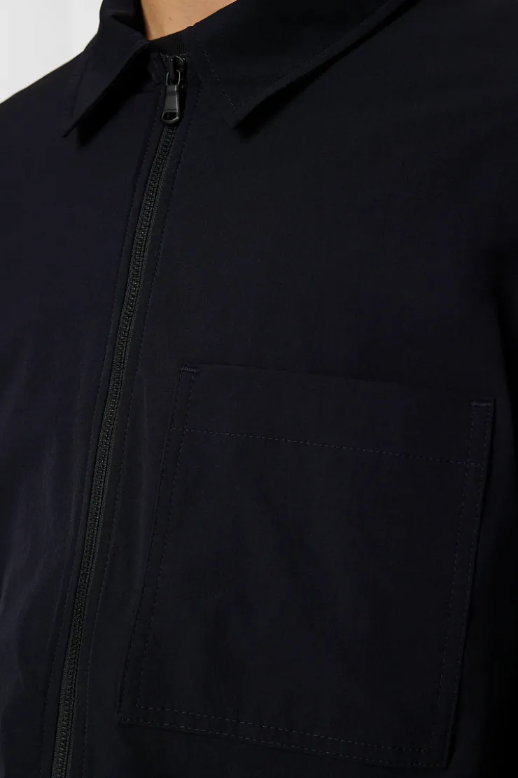 Jake Zipped Overshirt-J.Lindeberg Shop