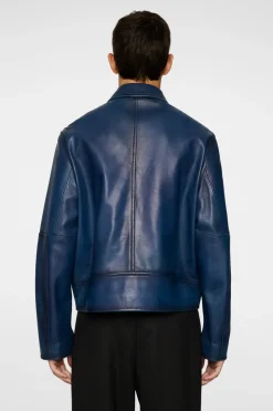 Jed Leather Party Jacket-J.Lindeberg Clearance
