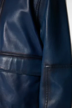 Jed Leather Party Jacket-J.Lindeberg Clearance