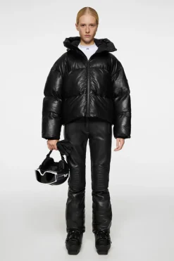 Jolene Leather Padded Jacket-J.Lindeberg New