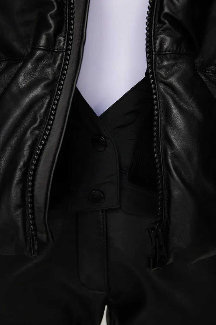 Jolene Leather Padded Jacket-J.Lindeberg New