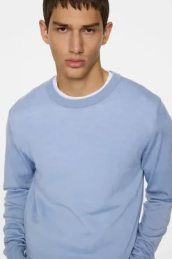 Keane Light Merino Crew Neck-J.Lindeberg Clearance