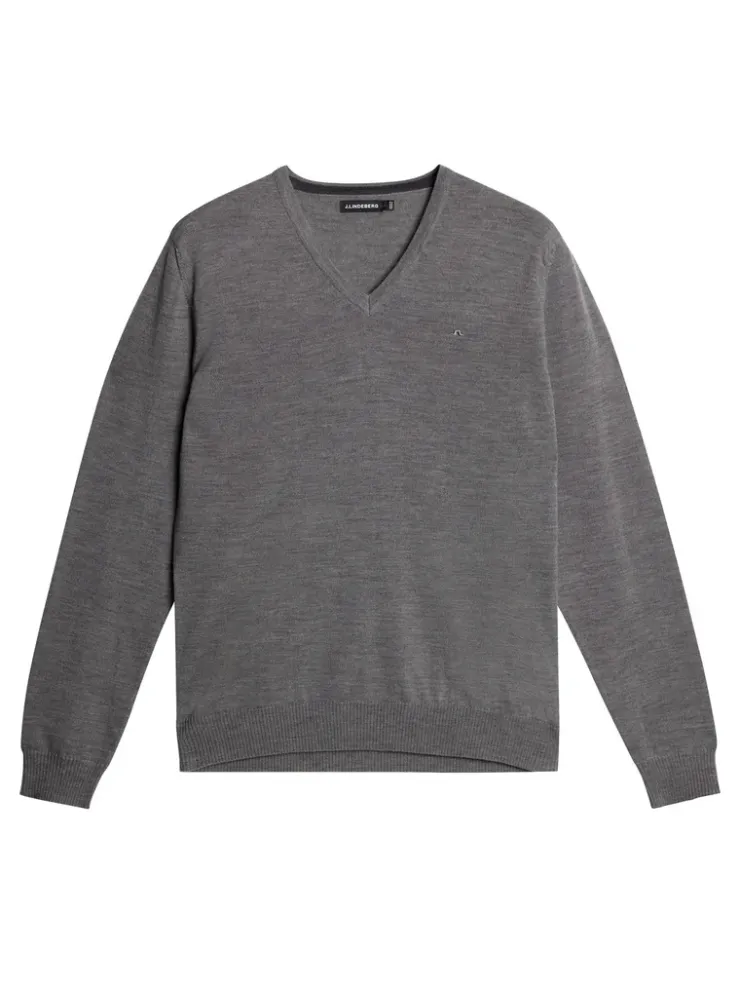 Lymann Merino V-neck Sweater-J.Lindeberg Best