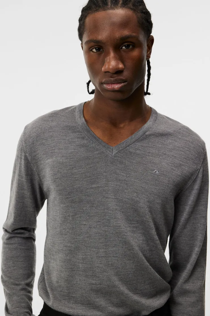 Lymann Merino V-neck Sweater-J.Lindeberg Best