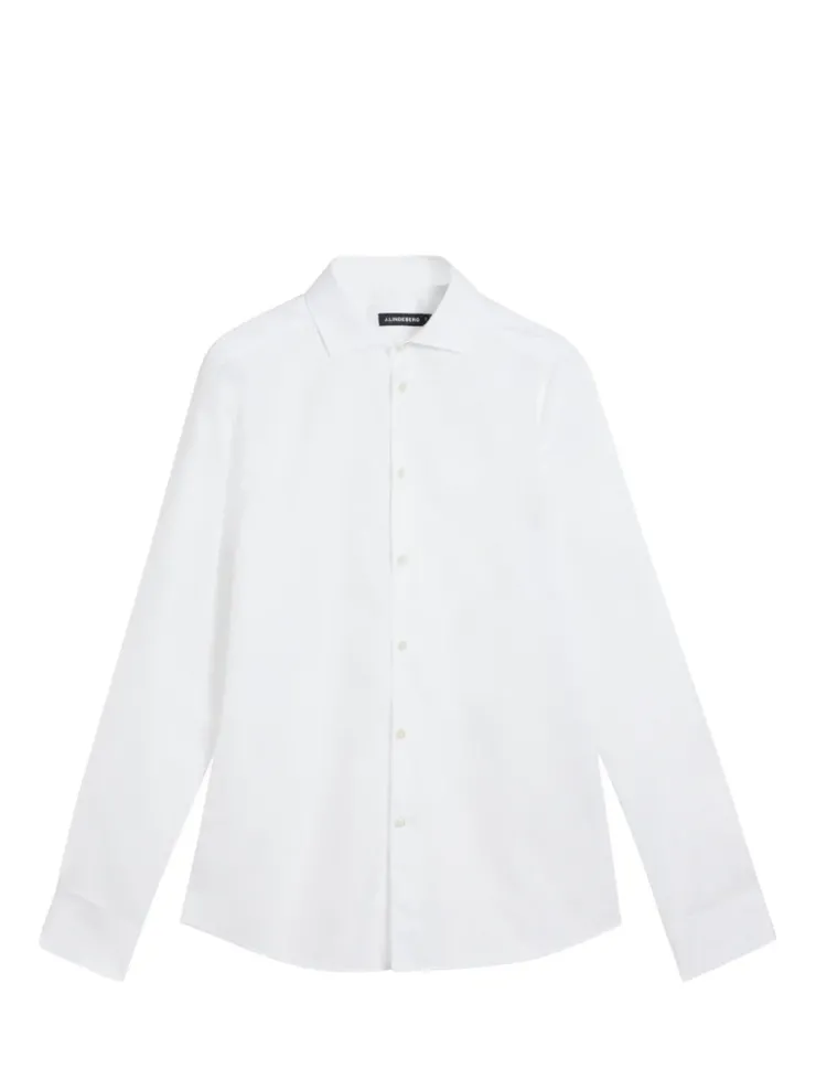 Non-iron Twill Superslim Shirt-J.Lindeberg Flash Sale