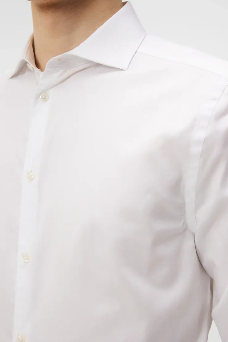 Non-iron Twill Superslim Shirt-J.Lindeberg Flash Sale
