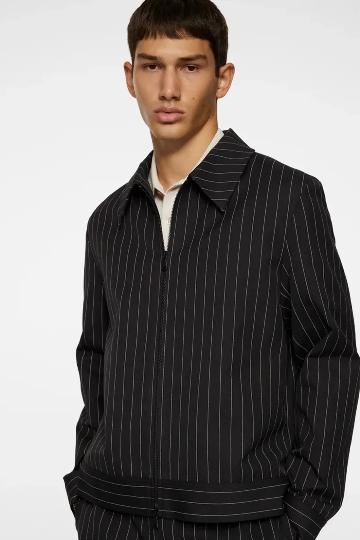 Parke Pin stripe jacket-J.Lindeberg Best