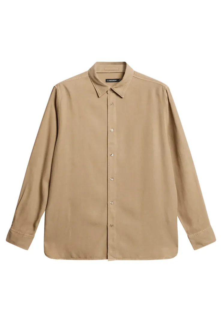 Reg LS Struct Gmd Tencel Shirt-J.Lindeberg Clearance