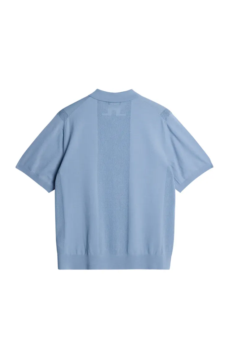 Reymond Solid Stripe Polo-J.Lindeberg New