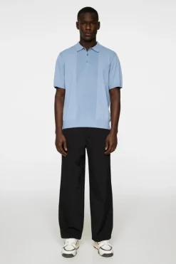 Reymond Solid Stripe Polo-J.Lindeberg New