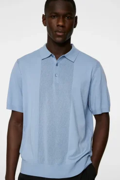 Reymond Solid Stripe Polo-J.Lindeberg New