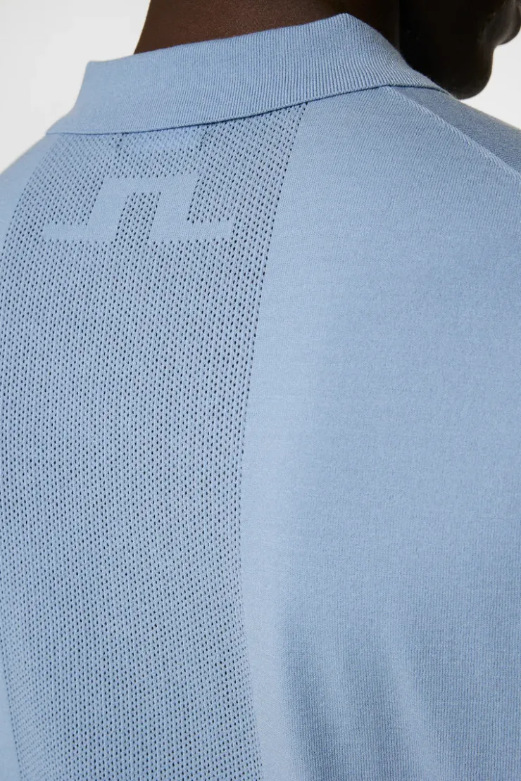 Reymond Solid Stripe Polo-J.Lindeberg New