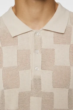 Reymond Stacked Bridge Polo-J.Lindeberg Store