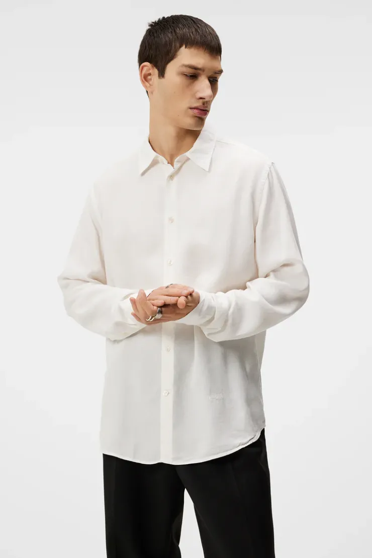 Slim LS Comfort Tencel Shirt-J.Lindeberg Sale