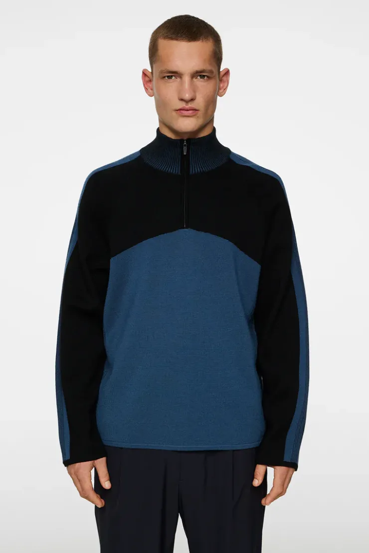 Tim Tech Knit Quarter Zip-J.Lindeberg Hot