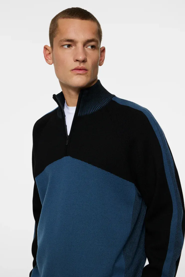 Tim Tech Knit Quarter Zip-J.Lindeberg Hot