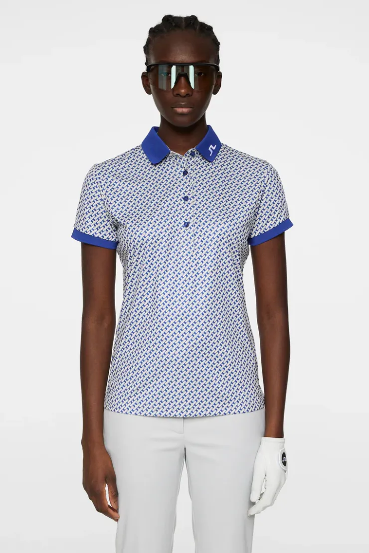 Tour Tech Print Polo-J.Lindeberg New