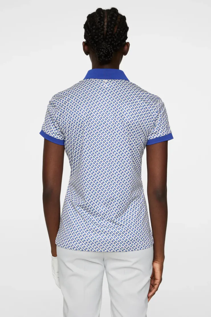 Tour Tech Print Polo-J.Lindeberg New