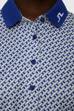 Tour Tech Print Polo-J.Lindeberg New