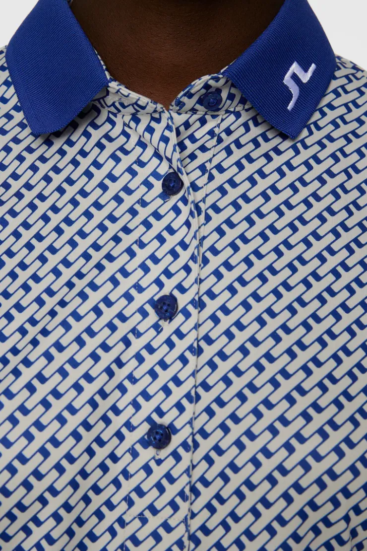 Tour Tech Print Polo-J.Lindeberg New