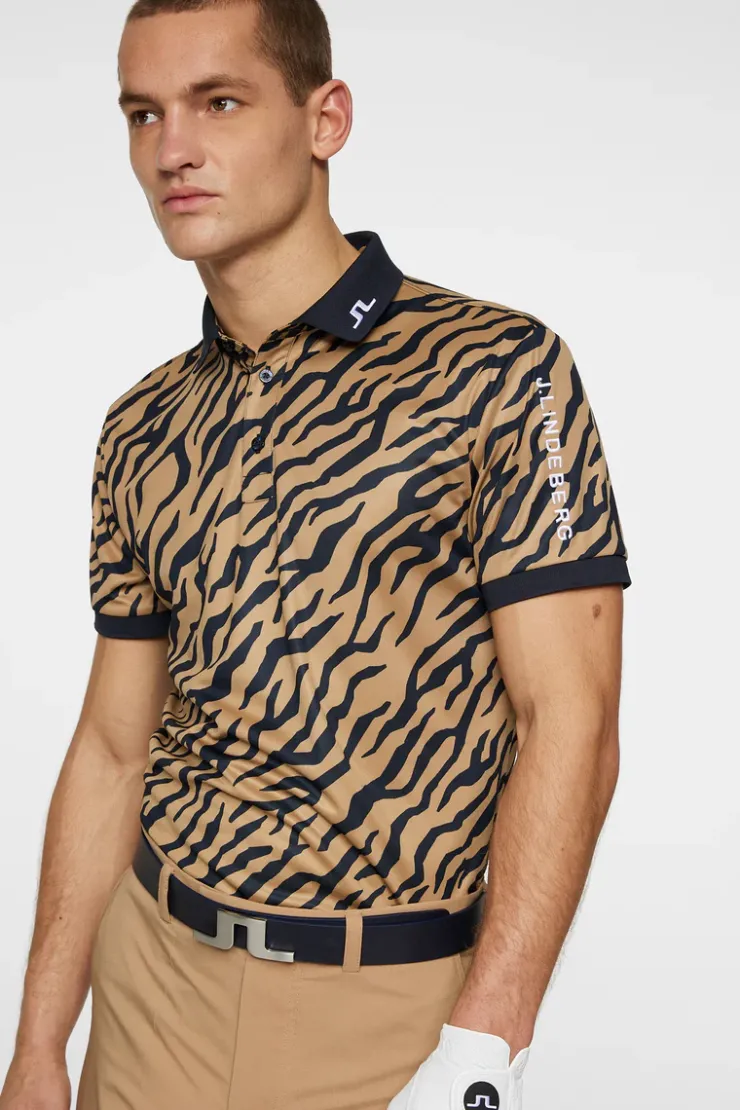 Tour Tech Print Polo-J.Lindeberg Clearance