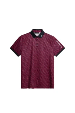 Tour Tech Print Polo-J.Lindeberg Cheap