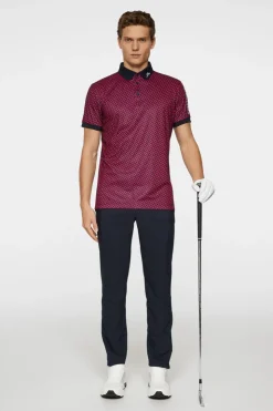 Tour Tech Print Polo-J.Lindeberg Cheap