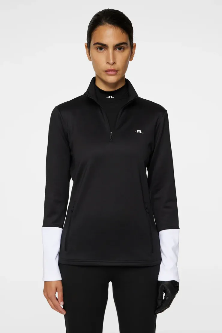 W Aerial Quarter Zip Mid Layer-J.Lindeberg Best Sale