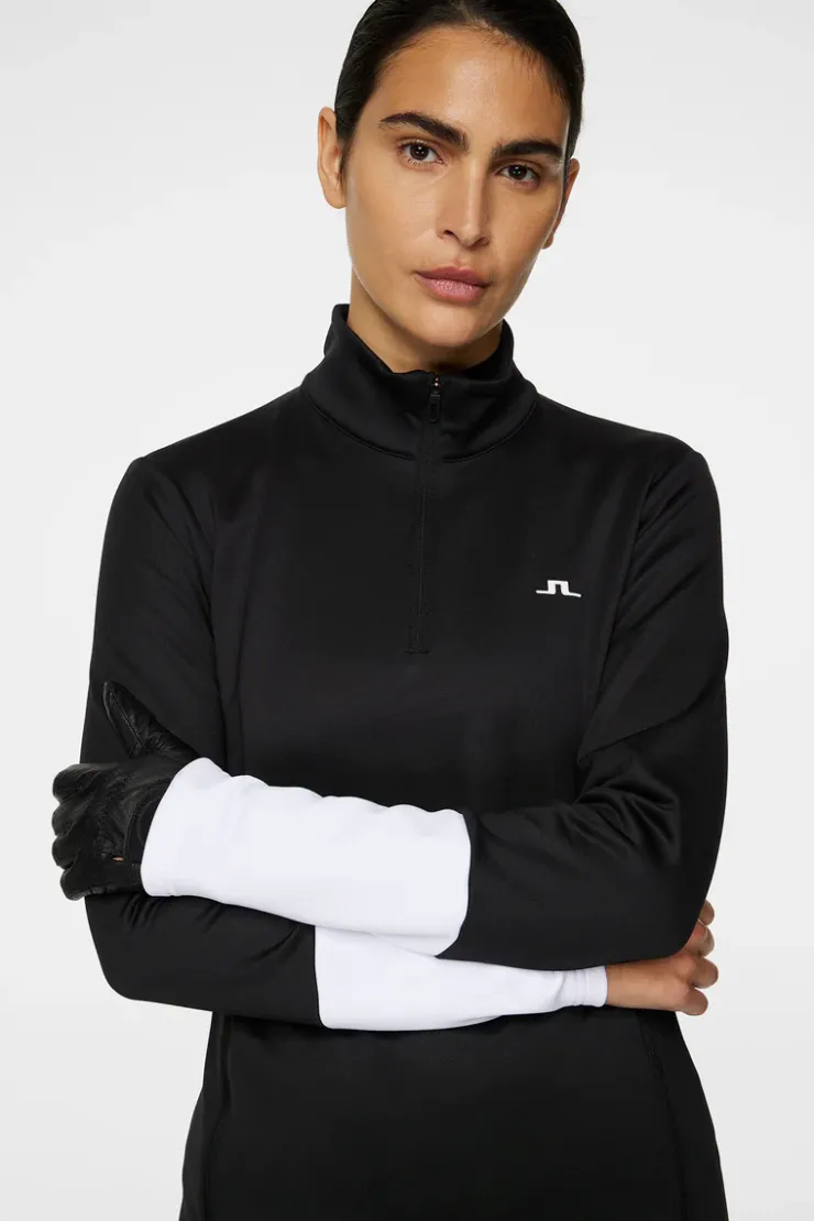 W Aerial Quarter Zip Mid Layer-J.Lindeberg Best Sale